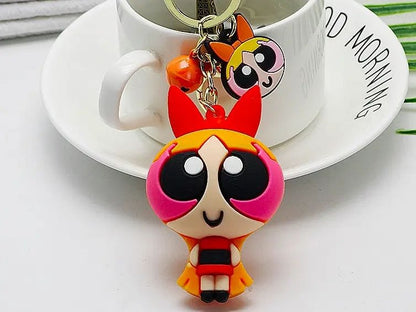 powerpuff girls keychains