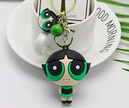 powerpuff girls keychains