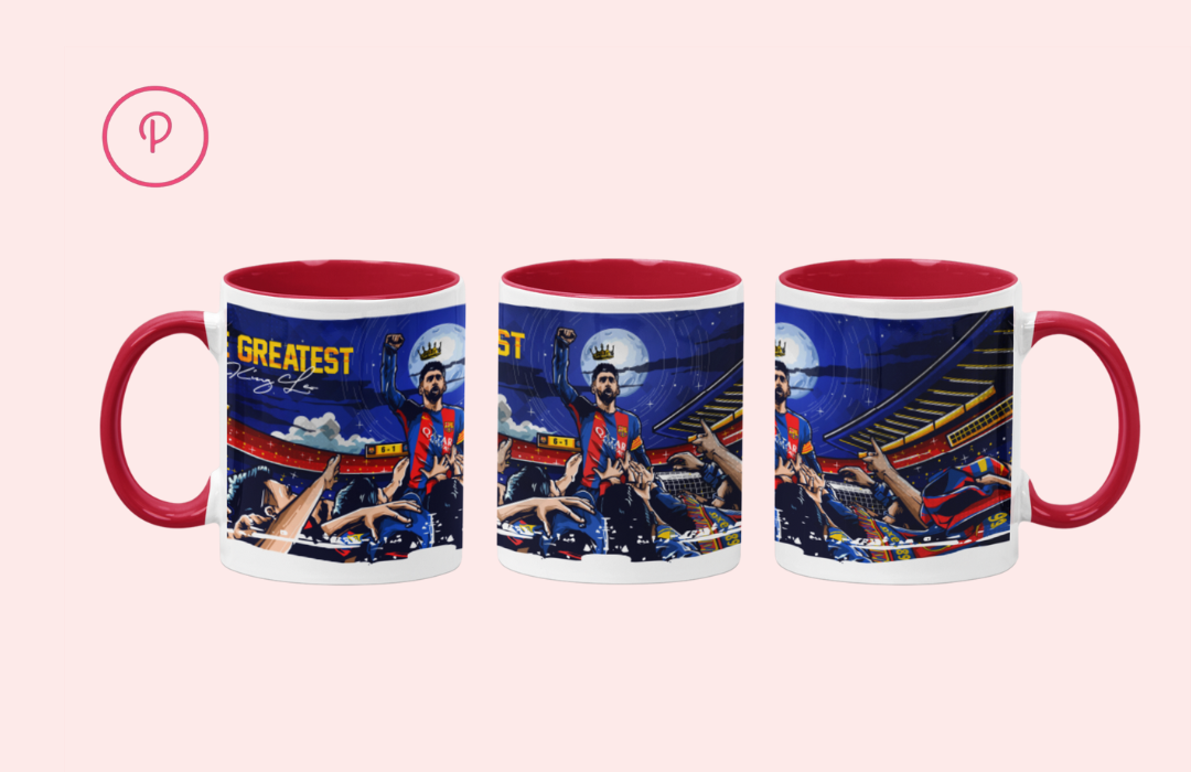 Messi Barcelona mug