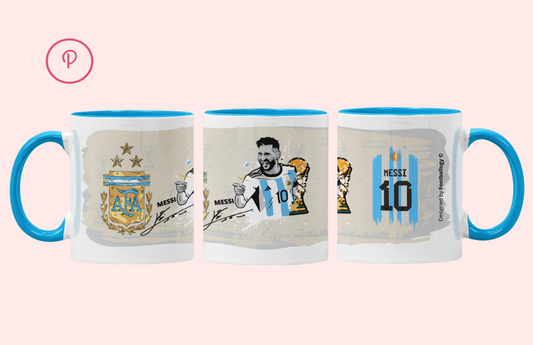 Messi - Argentina worldcup mug