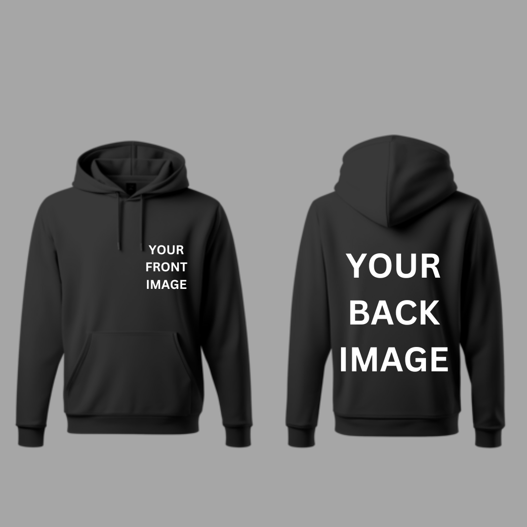 Custom Image Hoodie front and back