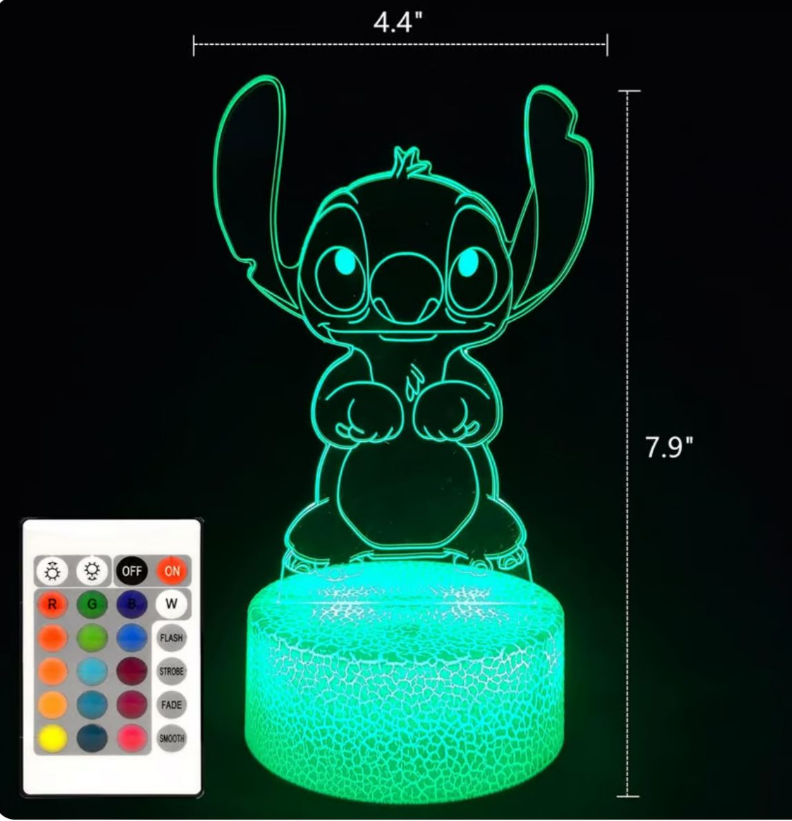 Stitch led 3d light