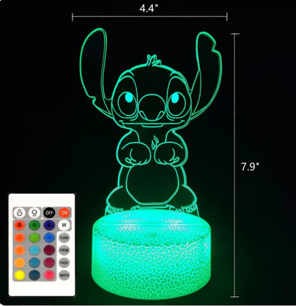 Stitch led 3d light