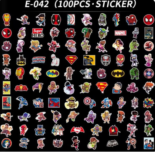 Super Heros Stickers