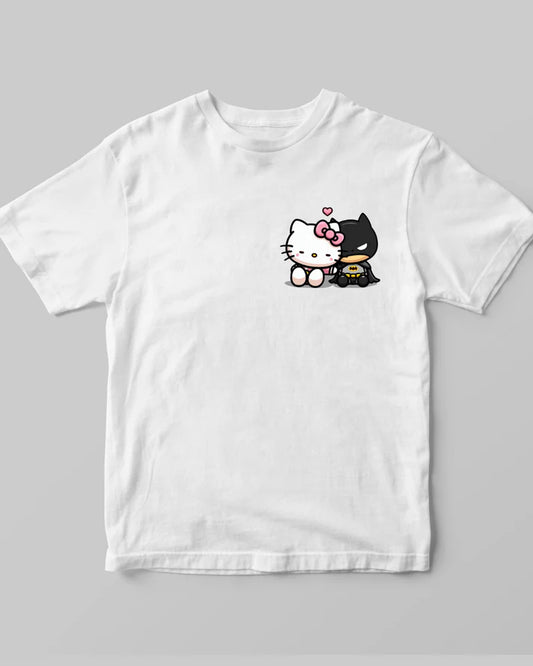 Hello kitty and batman T-shirt