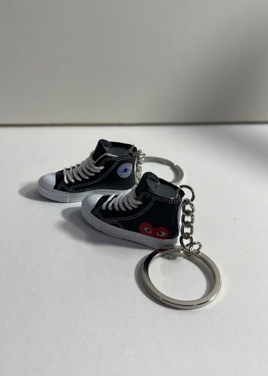 Converse mini shoes keychain