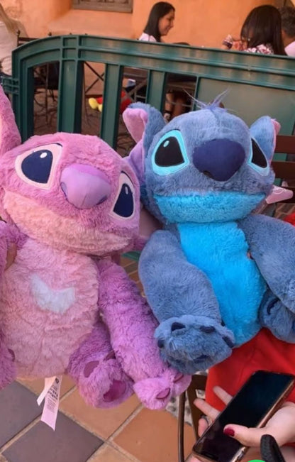 stitch and angel plush toy - 25 cm