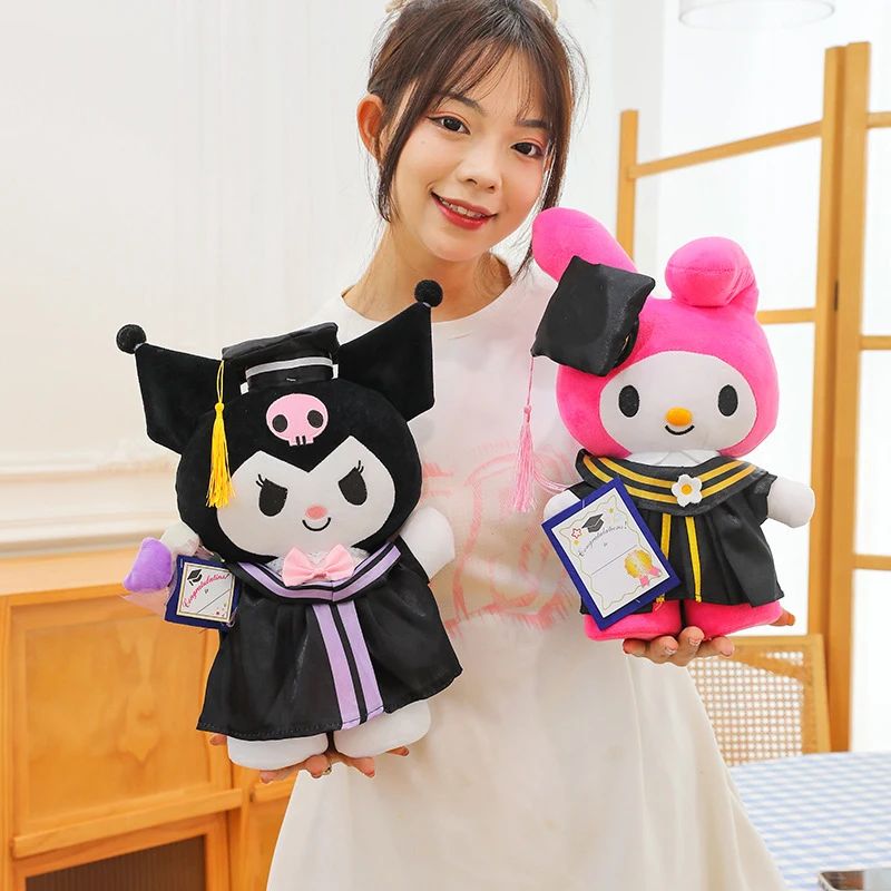 Kuromi graduation Plush