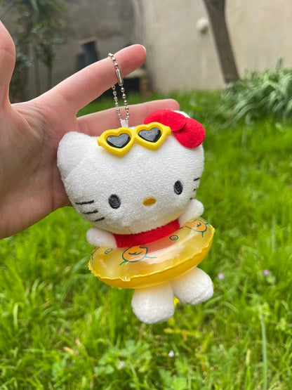 hello kitty plush keychain