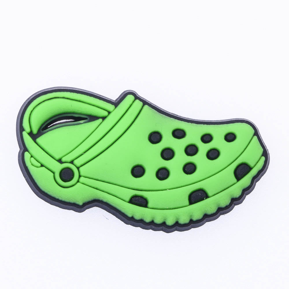 Green shoe charm