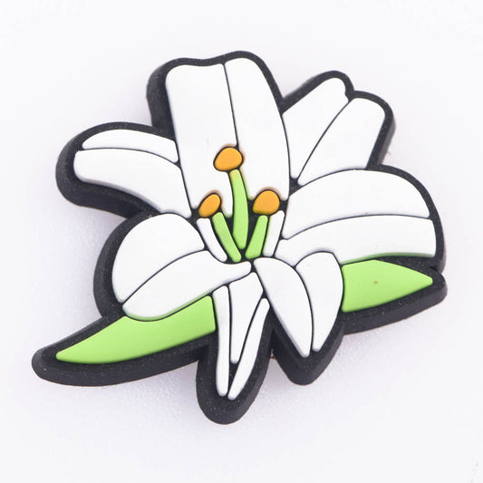 White flower charm