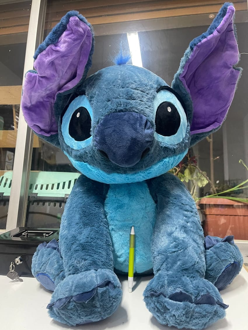 stitch and angel plush toy - 55 cm