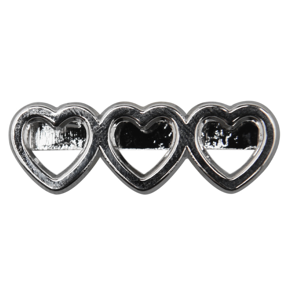 Silver Hearts Apple watch band charm